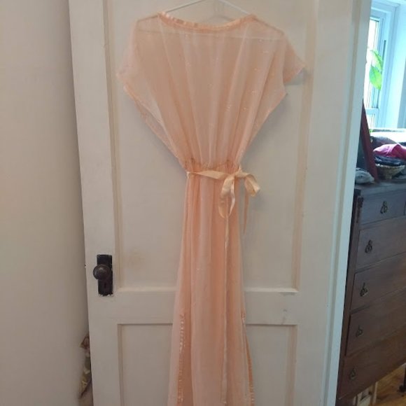 Vintage peach dress - Picture 1 of 4